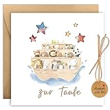 BOYATONG Geldgeschenk Taufe mit Umschlägen, Karte Taufe Geldgeschenke Verpackung Taufe Geschenk Mädchen Jungen, Geschenke zur Taufe, Originelle Taufgeschenke