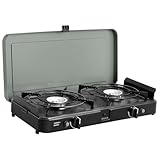 CADAC - 2-Cook 3 Classic Stove - Tischgrill - 50mBar - Campinggrill - Für draußen grillen - Stahl - Aluminium - Kunststoff - Gas Barbecue