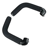 Ergotec Unisex – Erwachsene Bar-ends Touring-l / Aluminum Al6061-t6 Mit Soft-griffüberzug Bar Ends, Schwarz, 322 G EU