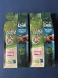 Caffè Haiti Roma Bio Dek, 100% Arabica Entkoffeinierte Kaffeebohnen, Fairtrade Zertifiziert, Bio-Qualität, 2 x 500g Packung