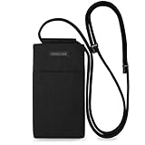 Adore June Handy Umhängetasche Move kompatibel mit 6,7-7,0 Zoll Smartphones (wie iPhone 17 Pro Max, iPhone 16 Pro Max, 16 Plus, Galaxy S25 Ultra, Pixel 10 Pro XL), Verstellbares Band, Farbe Schwarz