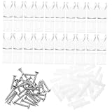 Alipis Gardinen Clips P Form Vorhang Haken Transparent Für Rollos Und Gardinen Zubehör Gardinenröllchen Zur Befestigung Und Fixierung Von Vorhängen