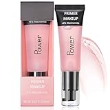 Grundierung Gesicht - Make-up-Grundierung für das Gesicht - Make-up Basis Poren Verkleinern - Poren Minimierende Make-up-grundierung - Matte Gel Ölkontrolle Erfrischend Stumpfheit reduzieren (ROSA)