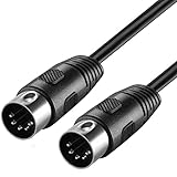 cablepelado Stereo-Kabel AUDIO DIN 5-polig männlich 2 m schwarz