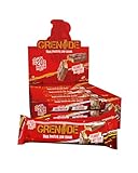 Grenade Peanut Nutter Proteinriegel – Proteinreich & Zuckerarm – 12 x 60 g (Die Verpackung kann Variieren)