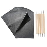 PRETYZOOM Graphit Kohlepapier Carbon Transferpapier Werkzeuge Praktisches Zeichenpapier zum Nachzeichnen Papier Leinwand Holz Keramik Metall für Kunst und Handwerk
