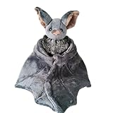 Fledermausplüschspielzeug, 12-Zoll-Halloween Cosy Puppe Gothic, F-ledermaus-Tier-Stofftier, flauschige F-ledermaus-Stoffpuppe, realistisches großes Kaw-aii Plüschgeschenk für Kids Collection Display