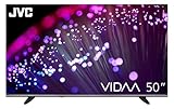 JVC Fernseher 50 Zoll Smart TV VIDAA LT-50VD3555 4K Fernseher UHD, HDR TV mit Dolby Vision und integriertem Triple-Tuner, LED TV schwarz