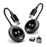 HDMI Wireless, Kabelloser HDMI Sender und Empfänger 4K, 5G HDMI Funkübertragung mit LED-Bildschirm,165FT Extender Kabellos HDMI Funk für Streaming Video Audio File von, Laptop, PC zu HDTV, Projektor
