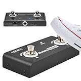 LEKATO Wireless Page Turner Pedal External Page Tuner Pedal Wireless for LEKATO Loops Pedal with Multi Loops Control and Smartphones Tablets with Android System Free Your Hand