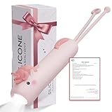 LOVERUIS Aufladbar Taschenlampe Silizium, Dimmbar taschenlampe, Stroboskop-Taschenlampe, Wiederaufladbare Geschenk (Torch unicorn) einhorn geschenke