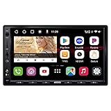 ATOTO S8 Ultra 7 Zoll Armaturenbrett-Einbau-Videogeräte & Navigation, Kabelloses CarPlay & Android Auto, 2 Bluetooth mit aptX HD, Gestenoperation, VSV & LRV, Eingebautes 4G-Mobilfunkmodem, S8G2A78UL-A
