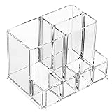 Make-Up Organizer, multifunktional, Acryl transparent, Makeup I Kosmetik I Schmuck I Schminke I Accessoires I Bad I Kosmetik Organizer I Badezimmer Organizer (Rechteckig)