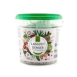 GemüseProfi Langzeitdünger 1 kg – NPK 12-5-20 + Ca + Mg, bis 3 Monate Wirkung, Gemüsedünger für Gemüsebeete, Gewächshaus & Balkon