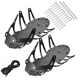 baabeash Aerator Schuhe Für Rasen,Gartenbelüftungssandalen Rasenlüfter Werkzeug | Bequeme Gartengeräte Zur Bodenlockerung Für Spaziergänge Anbau Hof Farm Terrasse Outdoor Gärtner