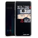 DeinDesign Hard Case kompatibel mit HTC U11 Plus Schutzhülle transparent Smartphone Handy Hülle Kakashi Hatake Offizielles Lizenzprodukt Naruto Shippuden