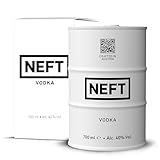NEFT Vodka 700 ml Weißer Karton NEFT Vodka White Barrel 70cl – Ultra-Premium Wodka aus Österreich – 40 % Vol. | Alpen-Quellwasser & Roggen |