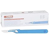 GIMA - Sterile Einweg-Skalpelle, Standardmodell, Nr. 22, 10er-Pack, 27066