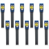 DDKY 120 Bleistiftminen, 0,9 mm Druckbleistiftminen, bruchsichere Ersatzminen, glattes und klares Schreiben,