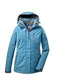Killtec Damen Outdoorjacke Funktionsjacke mit abzippbarer Kapuze KOW 140 WMN Jckt wasserdicht, Winddicht, atmungsaktiv 00841-sturmblau 40
