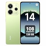 Xiaomi Redmi Note 14 Smartphone, 8 GB RAM 128 GB, Display 6,67 Zoll AMOLED, 120 Hz, Kamera 108 MP, Fingerabdrucksensor, NFC, 33 W Turboaufladung, 5500 mAh, Limettengrün