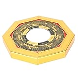 ZJchao Lucky Mirror, Klatschspiegel Scrying Mirror Chinese Feng Shui Mirror Geschäft Lucky Lucky (Durchmesser 13,5 cm konvexer Spiegel)