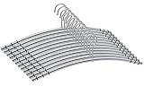 Momex 12 Metall Kleiderbügel hochwertige & robuste Premium Kleiderbügel aus Edelstahl rostfrei und rutschfest