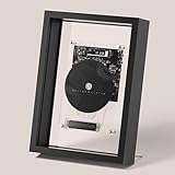 CD-Player zur Wandmontage mit Fernbedienung und LCD-Display – Bluetooth- und AUX-Ausgang für Heim- und Bürodekoration