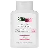 Sebamed Intim-Waschgel pH-Wert 3,8, für die natürlich sanfte Reinigung im Intimbereich, hilft, den Hautschutzmantel zu erhalten, 200 ML