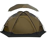 TOMOUNT Kuppel Zelt Nylon 4 Personen Wasserdicht Campingzelt Familienzelt Hemisphärische Kuppelzelt für Trekking, Camping, Outdoor, Hiking
