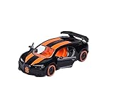 Majorette – Racing Cars – Bugatti Chiron Pur Sport Spielzeugauto, hochdetailliert, Maßstab 1:64 (7,5 cm), mit Sammelkarte, Modellauto für Kinder ab 3 Jahren