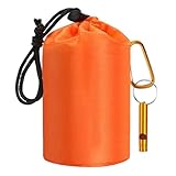 LIbgiubhy Wasserdichte Überlebens-Schlafsack, Outdoor, Überleben, Biwaksäcke, leicht, erste Decken, Notfälle