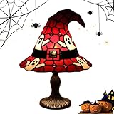 BommFu Halloween Lampe | Hexenhut Nachttischlampe Deko | Vintage-Dekoration Für Den Schreibtisch | Gruselige Halloween -Hüte Licht Für Schlafzimmer Dekors Party Ambiente