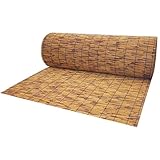 Natürlicher Bambus, 1 m x 1,6 m, Verdunkelungszaun für Wind- und Sonnenschutz, ideal für Balkon, Terrasse, Garten und Pool, umweltfreundliche Outdoor-Dekoration