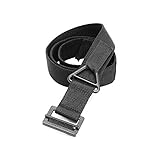 Bund Outdoor Herren Nylon Sport Schillernder Canvas Gürtel Gürtel Ledergürtel für Männer, Schwarz , Einheitsgröße