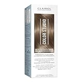Clairol Professional Color Studio Permanente Haarfarbe Mittelaschblond 7/1 (110 ml) – mit Metal-Purifier für 6 x weniger Haarbruch, 10 Wochen sattes Farbergebnis & 100 % Grauabdeckung – inkl. Haarkur