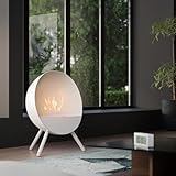 Bioethanol-Kamin | Fireplace WELCON Bergen | Standkamin in weiß