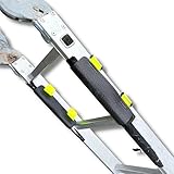 Leiterfix® Leiterkopfrutschfixierung - Unfallschutz Antirutsch Leiter Sicherung für Anlegeleiter, Schiebeleiter, Mehrzweckleiter, Sprossen- & Teleskopleiter - Leitersicherung, Leiterkopfsicherung