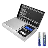 Taschenwaage 500g/0,01g,500 x 0.01g Digitale Taschenwaage,Präzisions Mini Küchenwaage, Digitalwaage Feinwaage Goldwaage Münzwaage, Multifunktion für Küche, Schmuck, Kräuter, Tee, Hefe, Kaffee