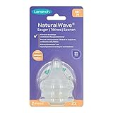 Lansinoh NaturalWave Sauger, Gr. M - mittlerer Milchfluss, 2 Stück