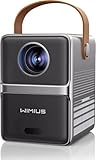 Mini Beamer【Elektrischer Fokus & Automatische Trapezkorrektur】Beamer WiFi Bluetooth 1080P Full HD Tragbarer Handy, WiMiUS P61 Beamer Heimkino Outdoor für Android/iPhone/Tablet/Laptop/PS5/Xbox/TV Stick