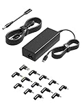 100W USB-C Universal Laptop Ladegerät mit 15 DC-Anschluss für Lenovo Dell HP Acer Asus MacBook Gateway Toshiba Fujitsu Sony LG MSI IBM Google Samsung Chromebook/Monitor/Gaming Netzteil Netzkabel