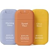 HAAN Hydroalkoholisches Handdesinfektionsmittel 30ml (Sunset Fleur + Morning Glory + Citrus Noon)