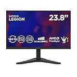 Lenovo Legion R24s | 24' Full HD Gaming Monitor | 1920x1080 | 16:9 | 144Hz | 1ms Reaktionszeit | HDMI | DisplayPort | IPS-Panel | Standfuß | Entspiegelt | TÜV Augenschutz | schwarz | 3.5. kg