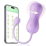 Vibrationseier Sexspielzeug für die Frau Vibro-Ei mit Fernbedienung 360° Rotation & 9 Vibration Bullet Vibratoren Dildo Vibratorensets für Frauen mit App Vibratorstarb für Klitoris und G Punkt
