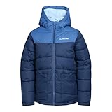 ALPINE PRO OLIQA Jungen Winterjacke mit Kapuze, Outdoor Jacke, Leicht Wanderjacke, PUFFY Stil, Funktionsjacke, Jacke mit reflektierenden Elementen, Wasserdichte und Atmungsaktive Jacke mit Warmfutter