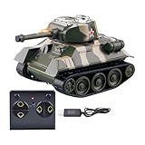 Generisch Funkgesteuerter RC Panzer | Lehrreiches Kampfpanzer-Spielzeug - Interaktives Mini Fahrzeug für -Lernen Kinder Indoor Spielzimmer