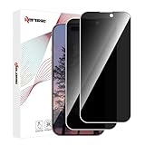REROXE 2 Stück Schutzfolie für Panzerglas für iPhone 16 Pro 5G, 9H Härte Kristallklar iPhone 16 Pro Sichtschutzfolie, Anti-Kratzer Stoßfänger 16 Pro 5G Displayschutzfolie