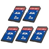INDMEM SD Card 2GB 5 Packs Class 4 MLC Secure Digital Flash Memory Card Camera Card