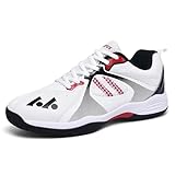 ZHENSI Badmintonschuhe Damen, Volleyball- Und Squashschuhe Leichte rutschfeste Hallen- Und Outdoor-Schuhe,Schwarz,39 EU